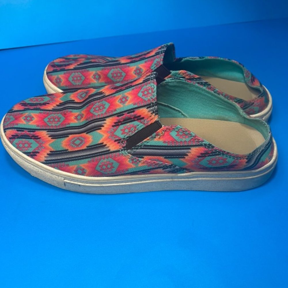 Crazy Train Slip-On Sunset Slide Shoes women's 7